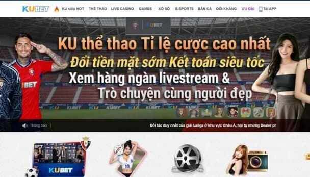 Kubet nhà cái uy tín với hàng triệu game đổi thưởng nổi bật