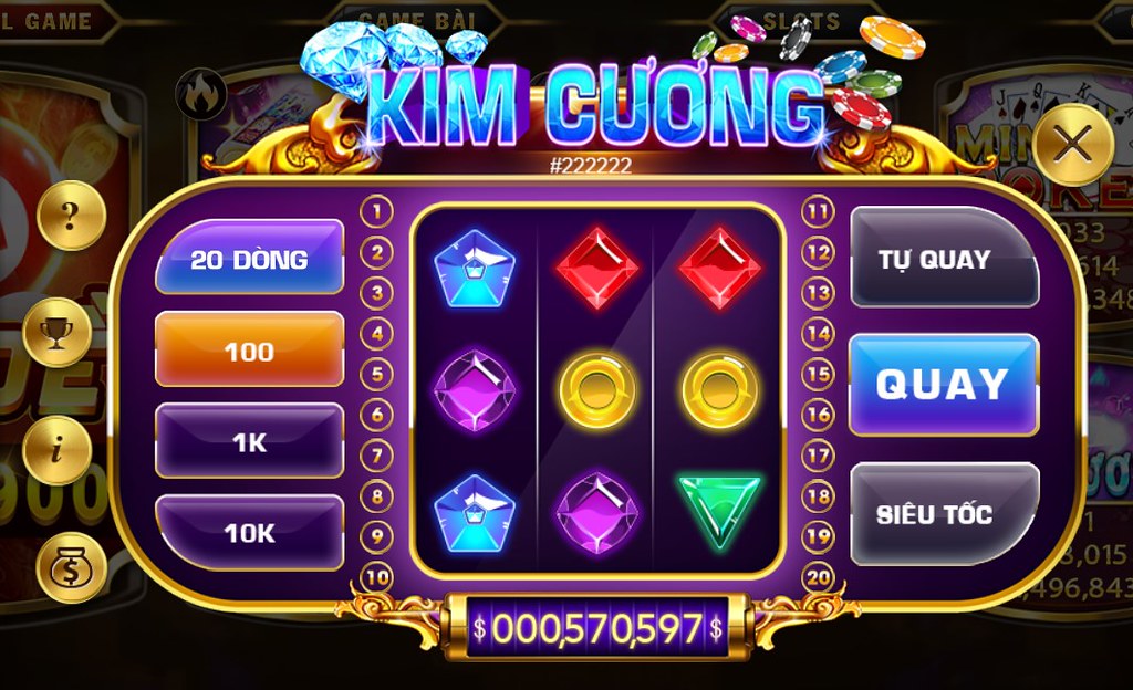 Nổ hũ kim cương săn kho báu triệu xu với từng vòng rực rỡ
